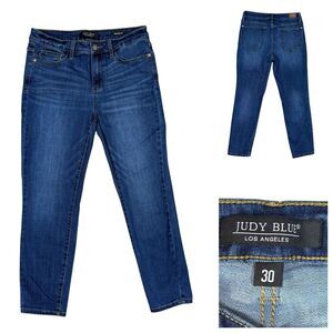 Judy Blue Los Angeles Womens Size 30 Relaxed Fit Med Wash Stretch Denim Jeans